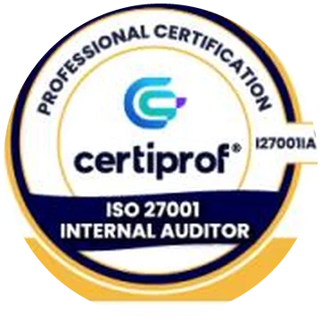 Distintivo de la certificación ISO 27001 Internal Auditor de CertiProf